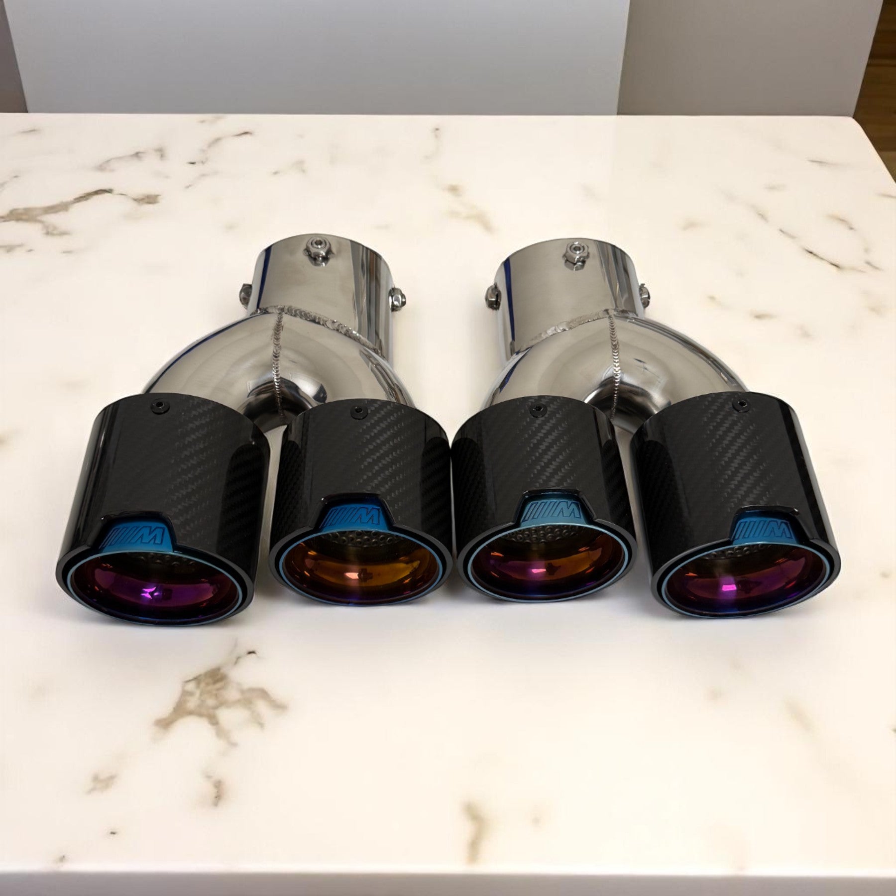 Carbon Fiber M Exhaust Tip For BMW G20 M340i, G42 M240i, G22 M440i-1