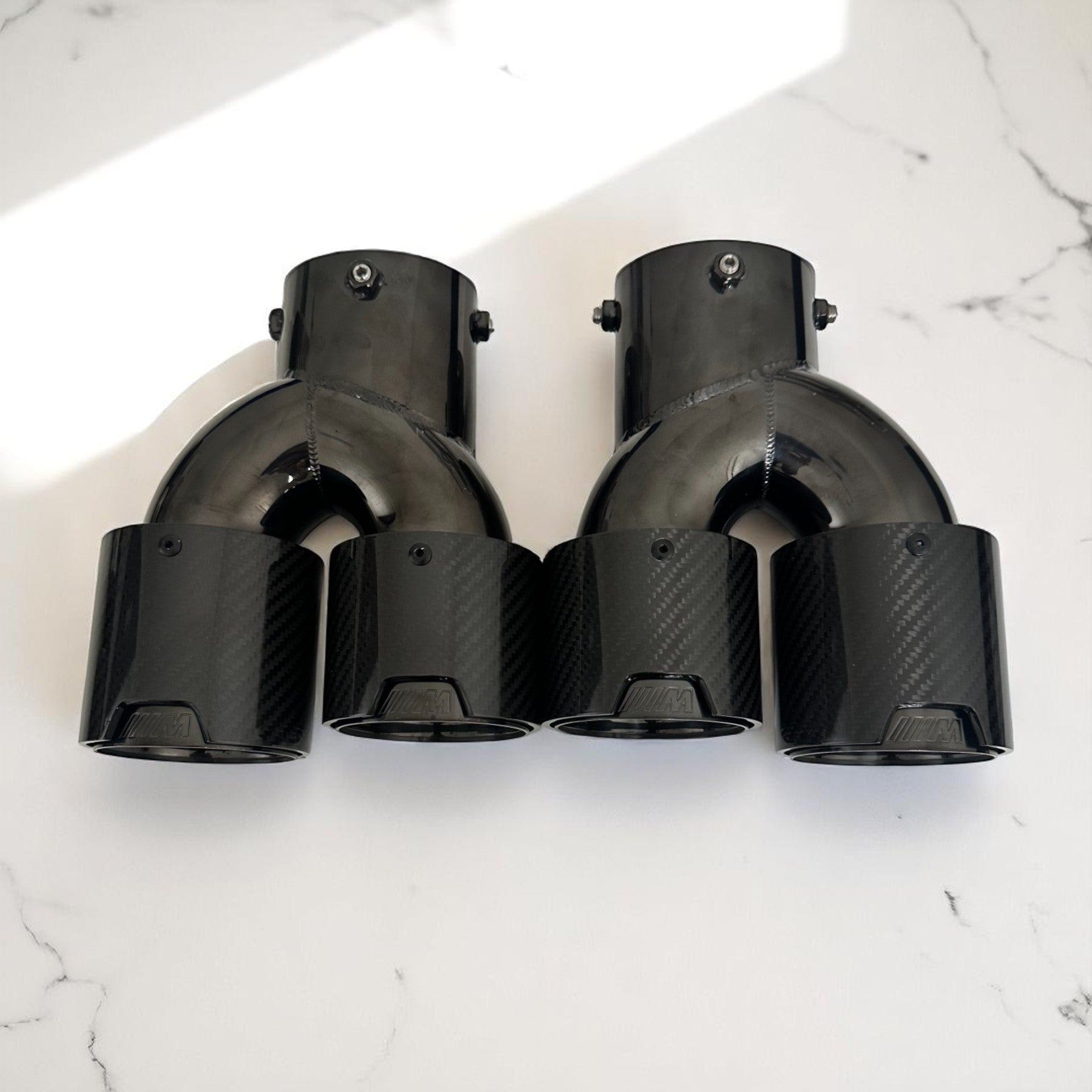Carbon Fiber M Exhaust Tip For BMW G20 M340i, G42 M240i, G22 M440i-2