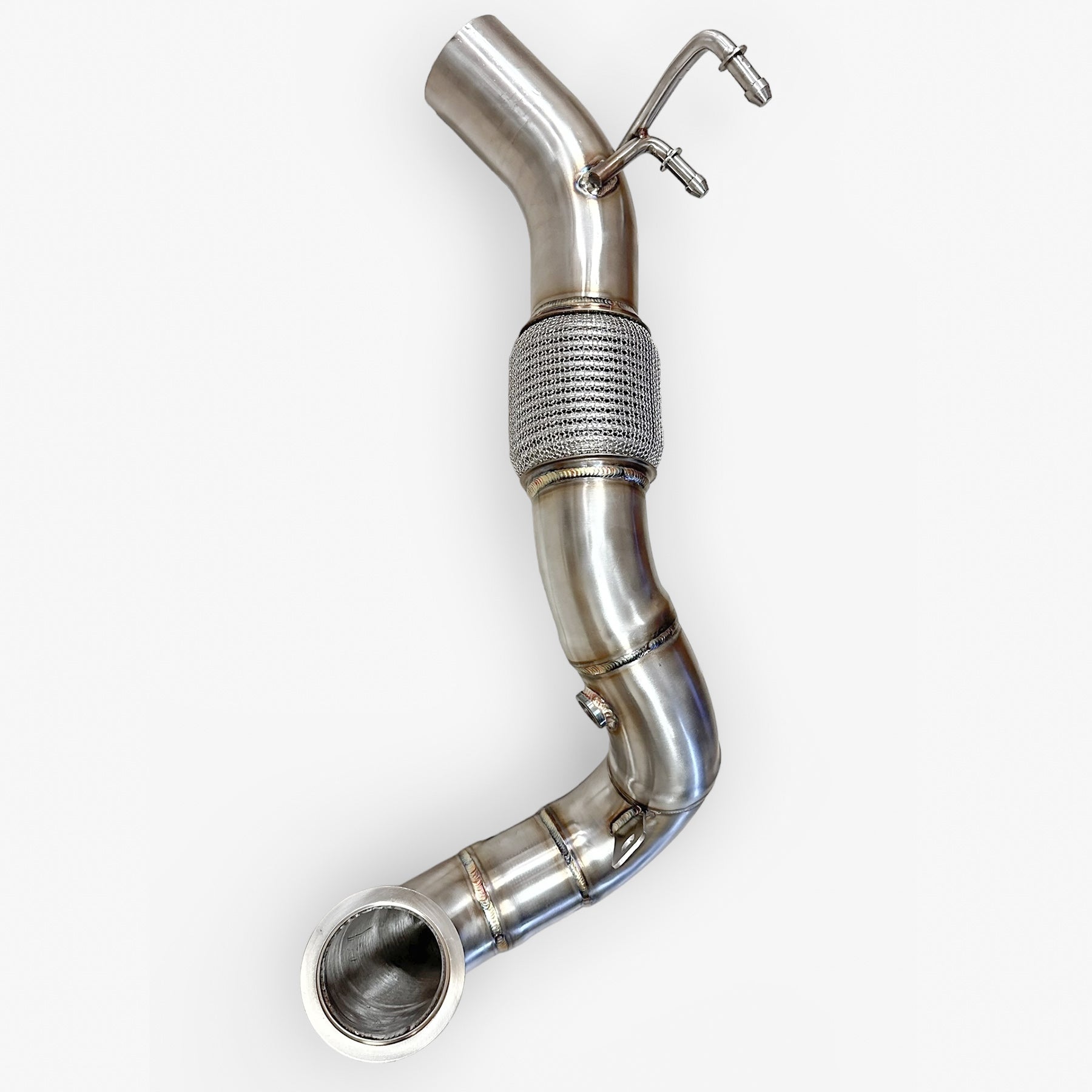 AWD 2.0T Audi 8V S3 & A3 Race Downpipe (Catless & Catted)-4