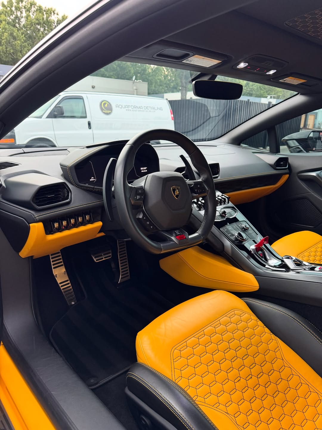 Premium car interior detailing