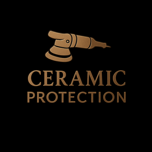 A&A Car Detailing Ceramic Protection package logo with polishing tool icon, representing one-step polish and ceramic coating service in Montréal & Laval