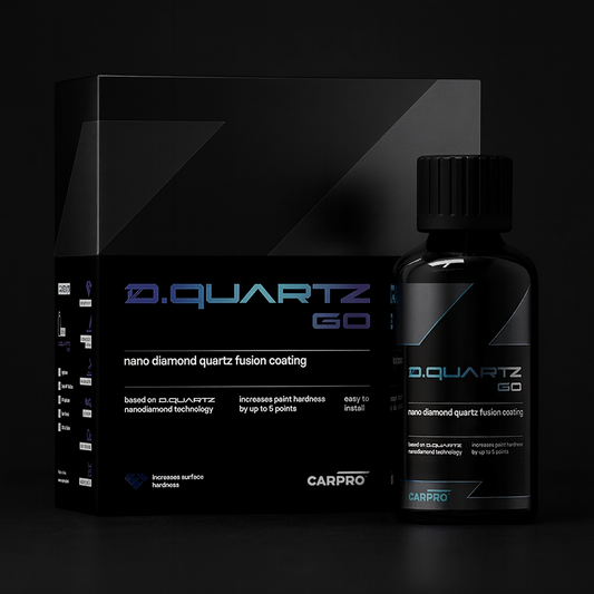 CarPro D.Quartz Go nano diamond quartz fusion ceramic coating with box and bottle.