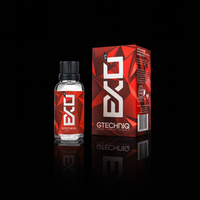 Gtechniq EXOv5 ceramic coating 30mL bottle and box on matte black background – hydrophobic protection coating by A&A Car Detailing
